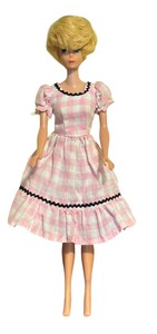 lot 58D image: Vintage Blonde Midge Barbie Doll in Pink Dress