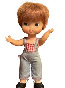 lot 61D image: Vintage REMCO Herbie Pocket Book Doll 5 Inch