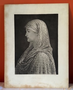 lot 327 image: LR - Antique Gravure Print A Vestal Virgin Frederick Leighton