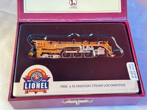 lot 336 image: Hallmark Lionel 100th Anniversary Keepsake Ornament 700E Hudson Steam Locomotive