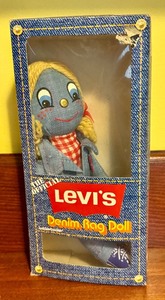 lot 382A image: Levis Denim Rag Doll by Knickerbocker in Box
