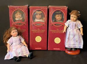 lot 211 image: Five American Girl Mini Dolls