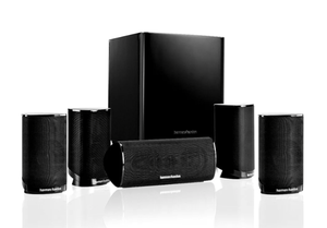 lot 25 image: New Harmon Kardon HKTS 916 Home Theater Speaker Set