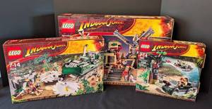 lot 24 image: Three LEGO Indiana Jones Building Sets