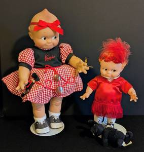 lot 556 image: Adorable Pair of Kewpie Dolls