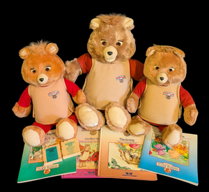 lot 566 image: Three Teddy Ruxpin Dolls and Accessories