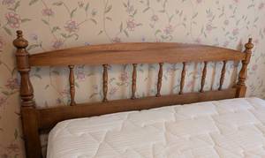 Vintage Full Size Maple Bed Frame