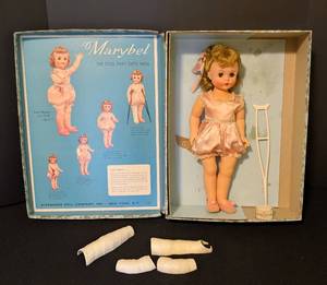 lot 650 image: Madame Alexander Marybel -The Doll That Gets Well