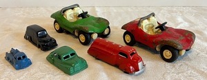 lot 100N image: Lot of 6 Vintage Tonka and Tootsie Toy Cars and Trucks