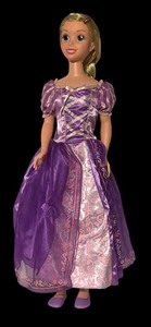 lot 742R image: LL - Rapunzel Princess Doll in Purple Dress