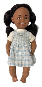 lot 781R image: LL - 1988 Lakeshore Doll with Pigtails and Blue Dress