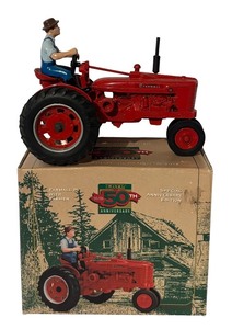 lot 792R image: LL - Ertl Farmall 50th Anniversary Tractor with Farmer Figure