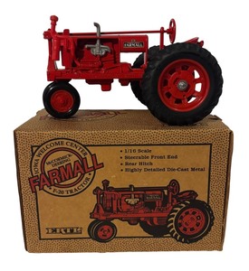 lot 817R image: LL - Vintage Ertl 116 Scale Farmall F-20 Tractor Die-Cast Model