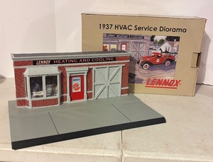lot 825R image: LL - Lennox Heating and Cooling 1937 HVAC Service Diorama