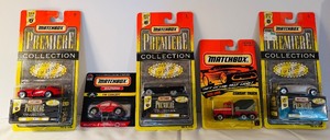 lot 691H image: LR - Set of 5 Matchbox Collectible Cars in Original Packaging