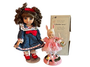 lot 48X image: LR - Set of 2 Marie Osmond Limited Edition Dolls Nautical and Nice Adora 11 and Bunny Love 8