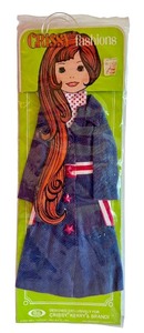 lot 54X image: LR - Vintage 1972 Crissy Fashions Doll Outfit New in Package