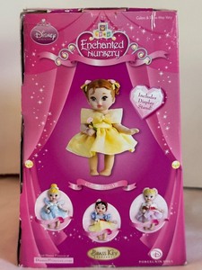 lot 72X image: LR - Disney Enchanted Nursery Baby Blossom Porcelain Doll in Box