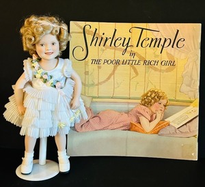 lot 540C image: LR - Shirley Temple Collectible Doll with The Poor Little Rich Girl Booklet