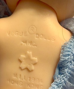 lot 550C image: DR - Set of 2 Vintage Baby Dolls - Vogue Dolls & Baby So Real by Effanbee