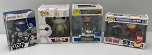 lot 4 image: Misc. Collectible FUNKO Pops Including Marvel & Star Wars (NIB)