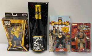 lot 27 image: Misc. Wrestling Action Figures Including PAPA SHANGO And More (NEW IN PACK)