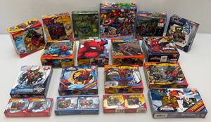 lot 53 image: Large Group Of Spiderman Puzzles (Factory Sealed)
