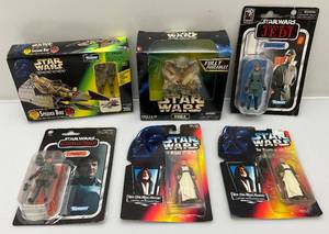 lot 78 image: Misc. STAR WARS Action Figures (NIP) Some Old Stock