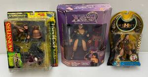 lot 79 image: Misc Collectible Action Figures Including Xena And More (NIB) Boxes Beat Up A Little