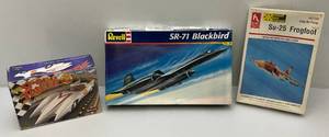 lot 88 image: Misc. Model Kits Including Speed Racer New, Sr-71 Blackbird Open But Sealed Bag Inside & Su-25 Frogfoot (Factory Sealed)