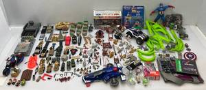 lot 96 image: Large Group Of Misc. Open Toys And Action Figures