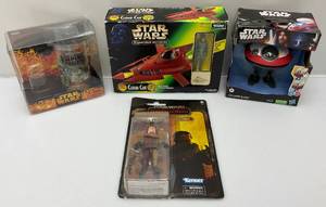 lot 101 image: Misc. STAR WARS Action Figures, Action Set & More (NIP) Some Old Stock