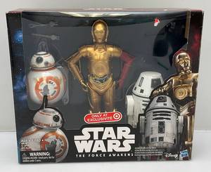 lot 118 image: STAR WARS Only At Target The Force Awakens Droid Set (NIB One Loose In Box)