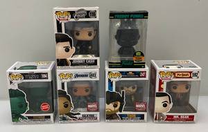 lot 129 image: Misc. FUNKO Pop Collectible Figures Including THOR & more (NIB)