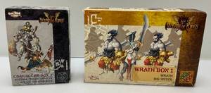 lot 138 image: Wrath Of Kings Wrath Box 1 Wrath Big Sister & Character Box 3 Kozakar The PackmasterGorbal The Rampager (Both Open Box)