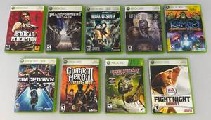 lot 158 image: Misc. X-Box 360 Games In Original Sleeves Including Transformers & more (Pre-owned)
