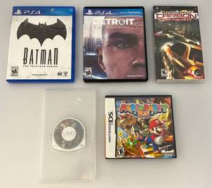 lot 163 image: Misc. Video Games Including Ds, PSP & PS4 In Original Sleeves (Pre-owned)