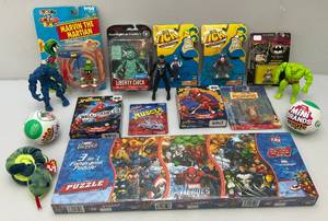 lot 164 image: Misc. Toys And Puzzles Including Marvin The Martian And More (Most New In Pack)