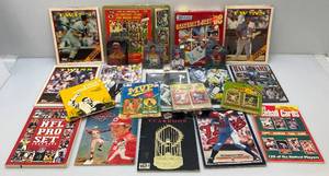 lot 190 image: Misc. Spoirts Card Packs And More (Some NOC Or Factory Sealed)