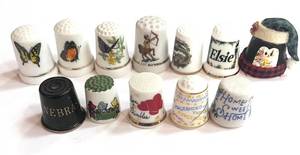 lot 242 image: 12 Misc. Thimbles