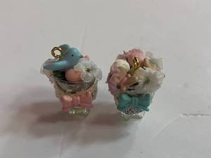 lot 125 image: Two Easter Themed Thimble Ornaments