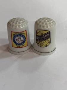 lot 28 image: BonAmi and Arm & Hammer Advertising Thimbles