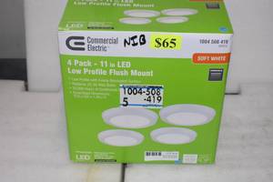 4 pack 11 inch Low profile flush mount