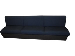 lot 8 image: Blue Bench Seat