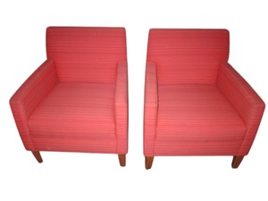 lot 12 image: Red Guest Chair