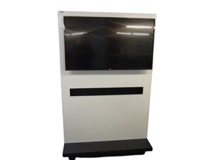 lot 28 image: Rolling TV Stand with 50 LG TV
