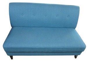 lot 30 image: Blue Sofa