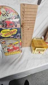 lot 34 image: See It Bake Oven and 500 Mile Speedway Marble Pinball Game