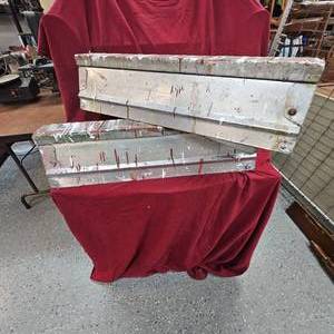 lot 47 image: Pair of Metal Folding Saw Horses
