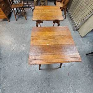 lot 16 image: Pair of End Tables
